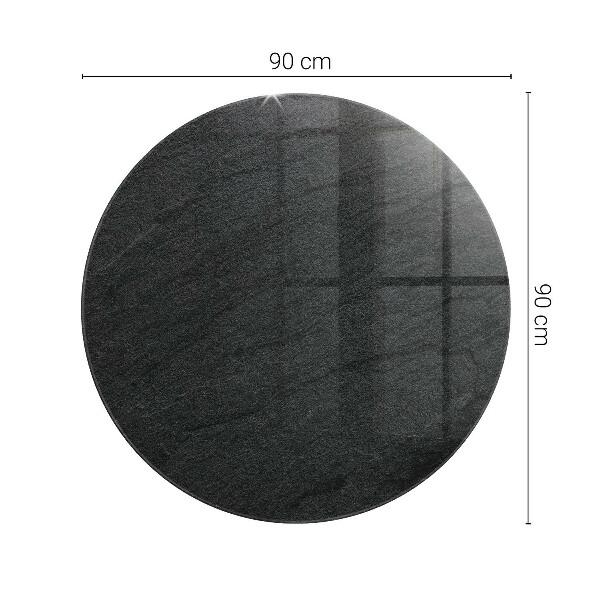 Tampo de vidro com impressão Padrão em pedra natural