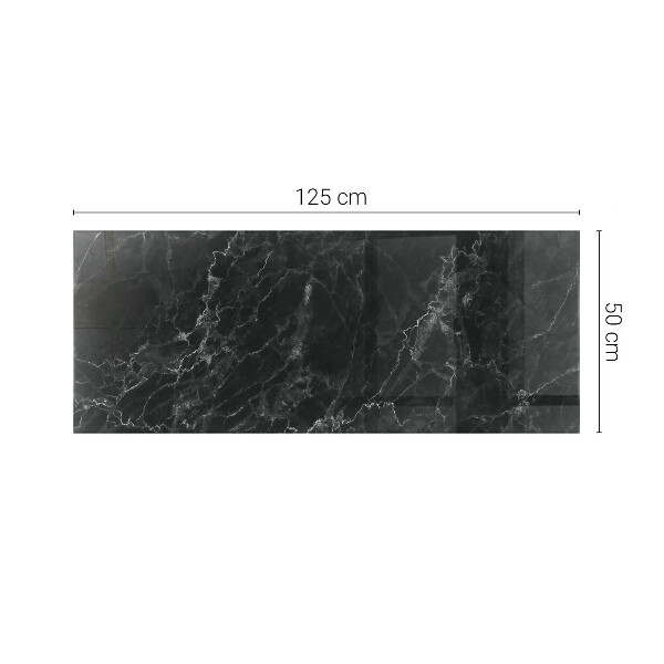 Tampo de vidro retangular com impressão Padrão em mármore veado