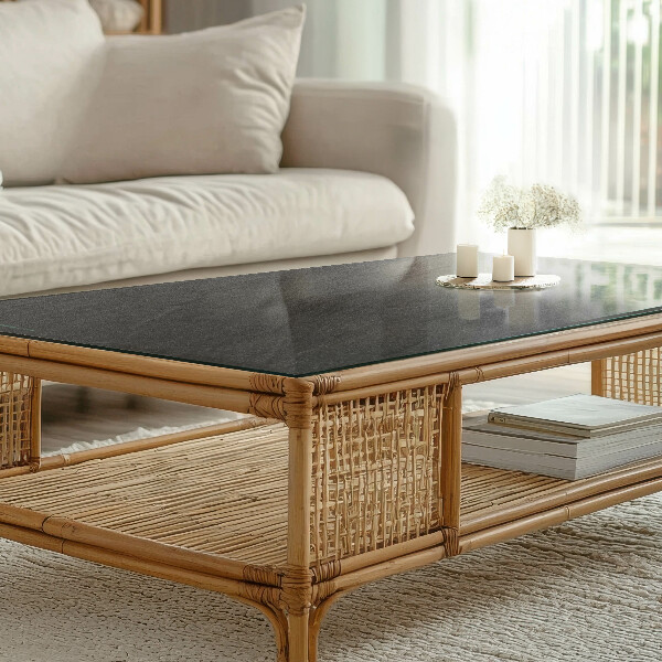 Tampo de vidro decorativo com impressão Padrão em pedra natural