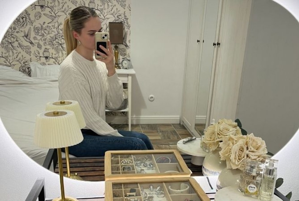 espelho de maquiagem